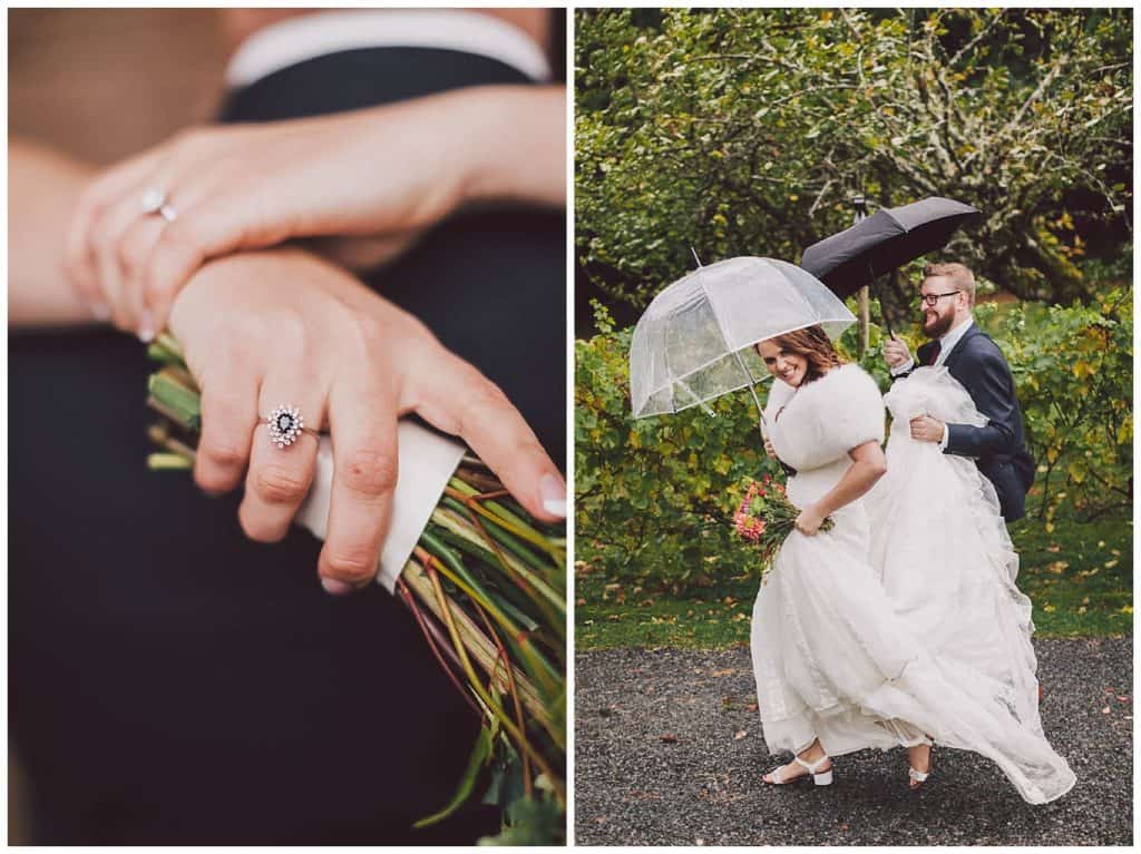 Stormy wedding in Snohomish