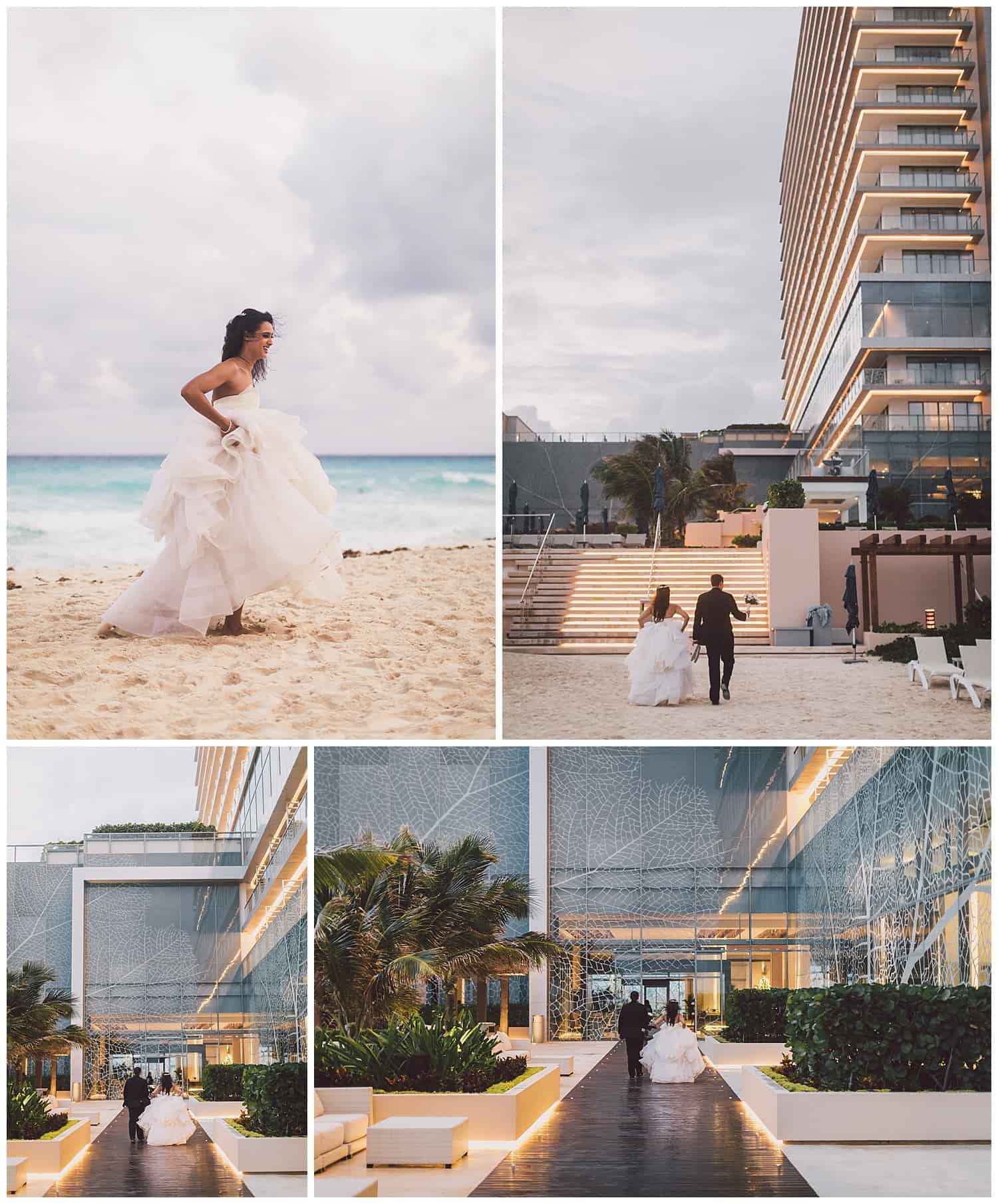 Secrets the Vine Cancun wedding photos by Cancun wedding photographer Luma Weddings