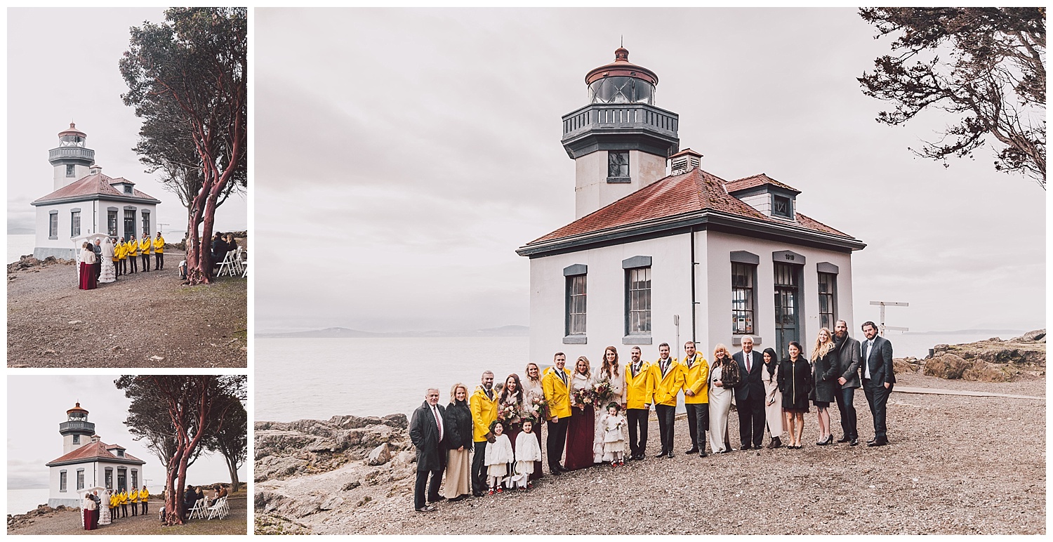 Lime Kiln Lighthouse Wedding photos