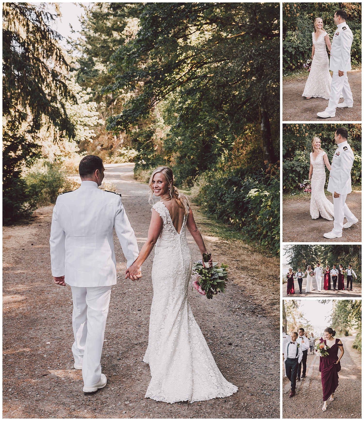 Port Orchard state park wedding photos