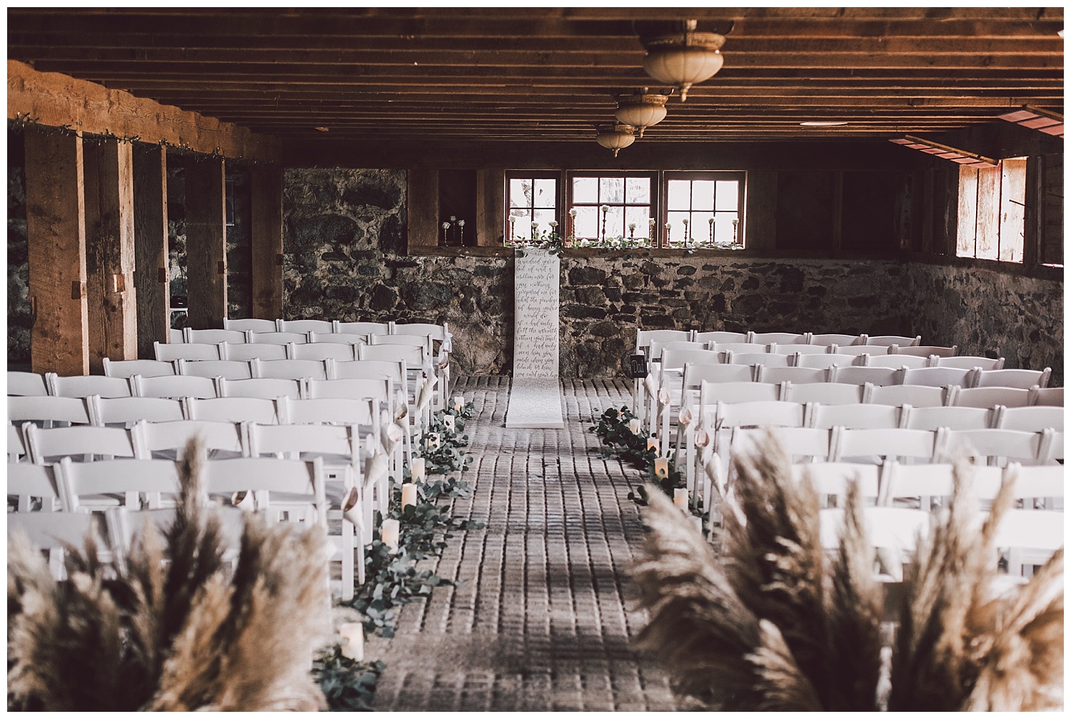 Crockett Farm wedding ceremony photos