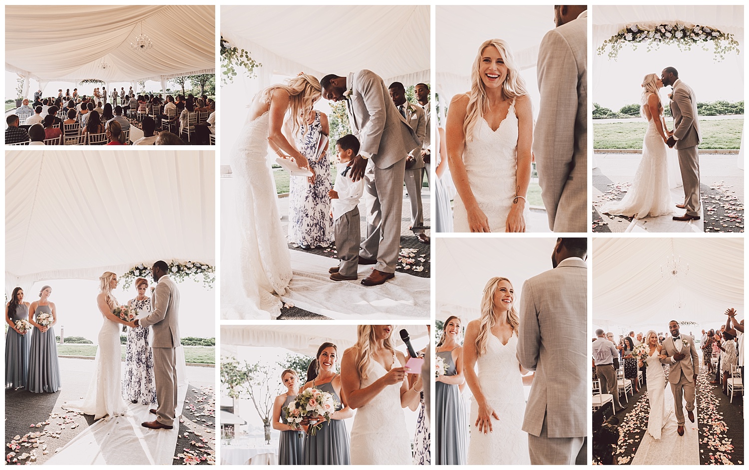 Woodmark Hotel wedding ceremony photos