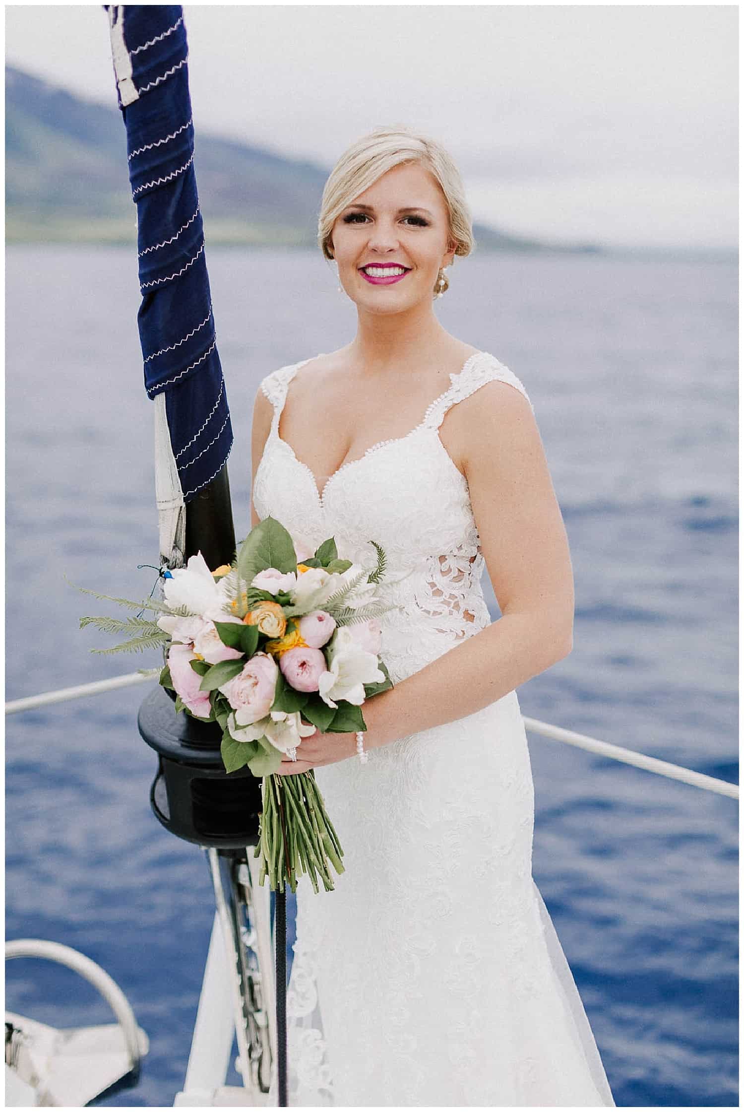 Sail Trilogy Maui wedding photos by Maui wedding photographer Luma Weddings