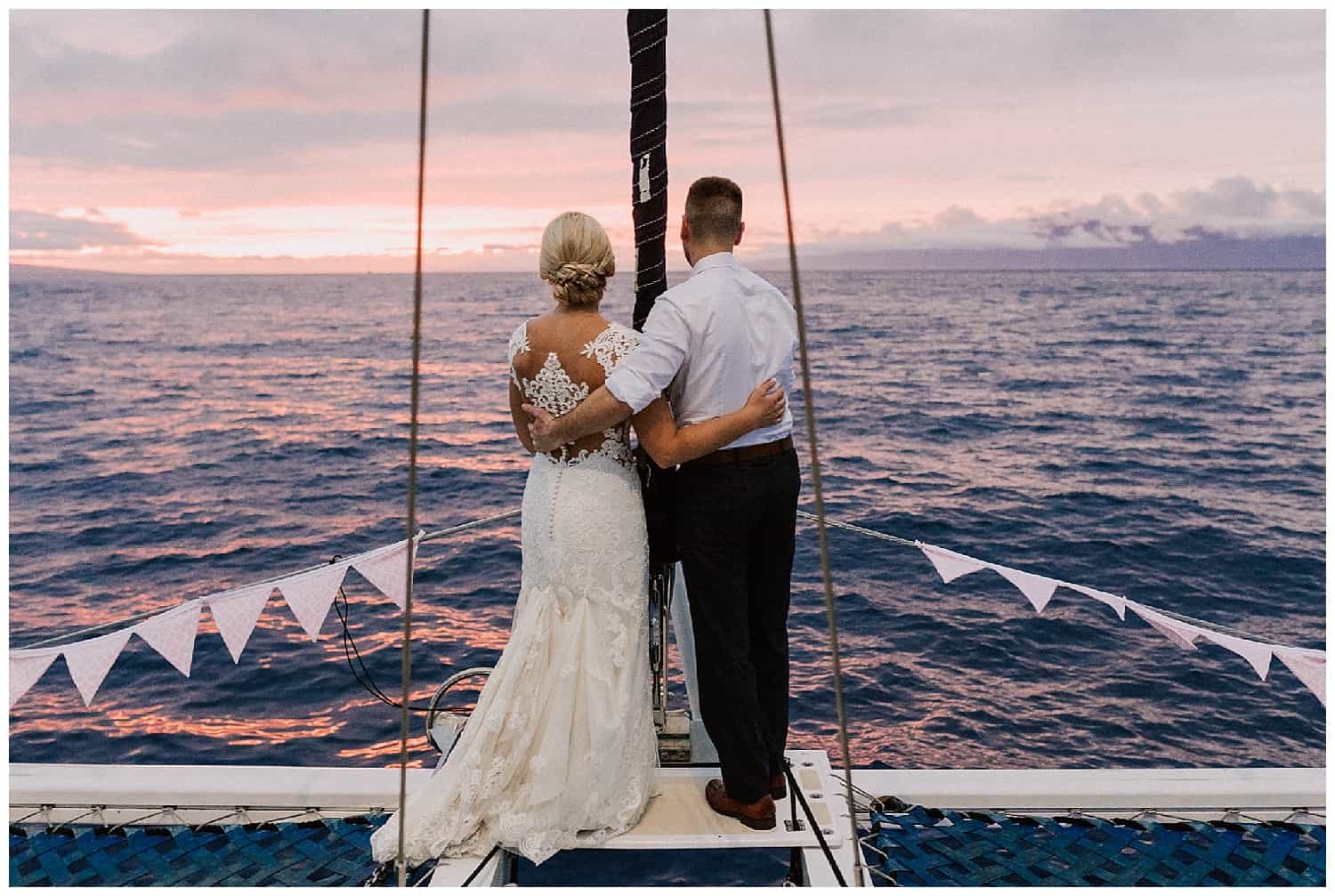 Sail Trilogy Maui wedding photos by Maui wedding photographer Kyle Goldie of Luma Weddings