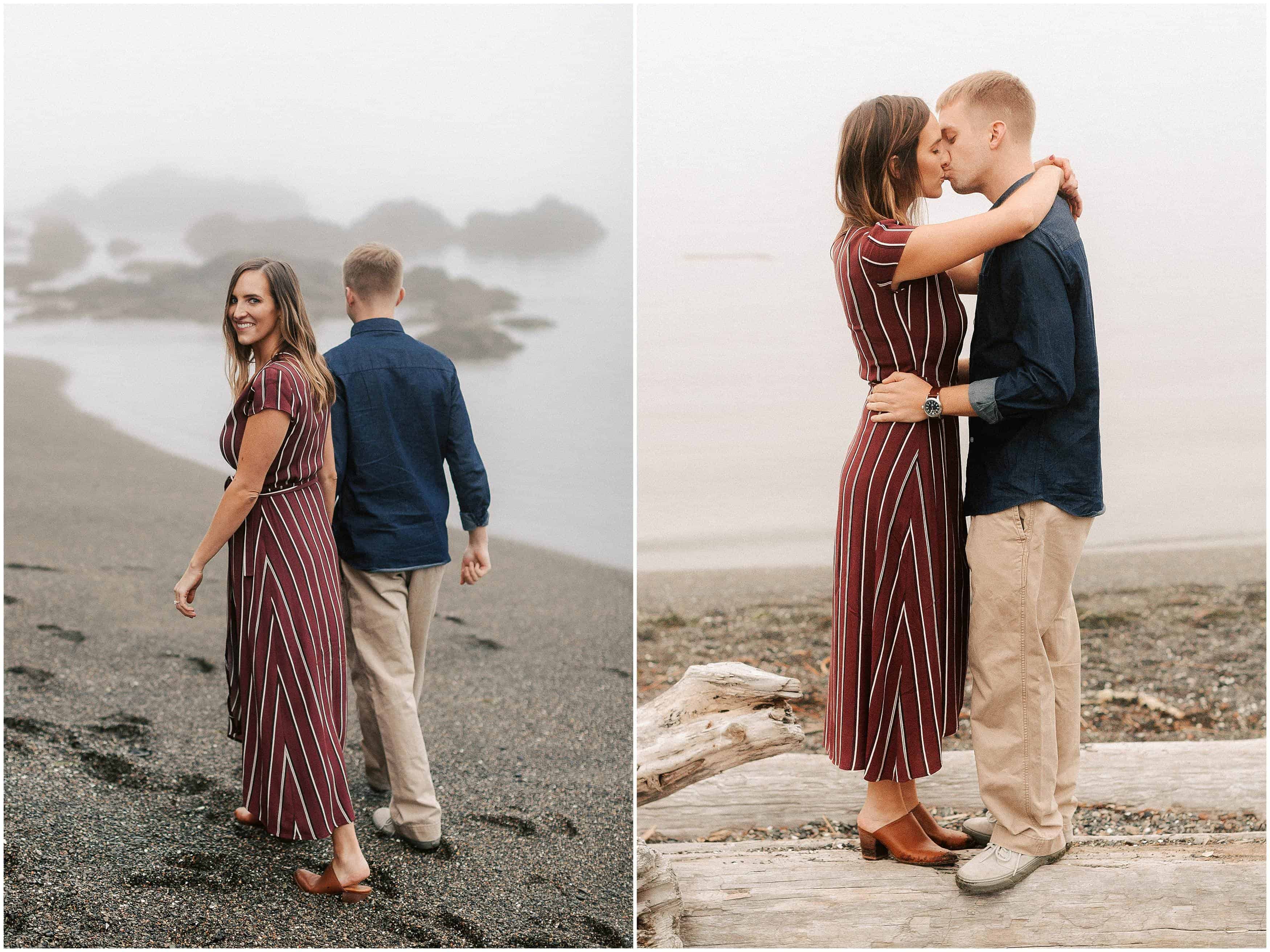 Outdoor engagement photos in the PNW by Kyle Goldie of Luma Weddings