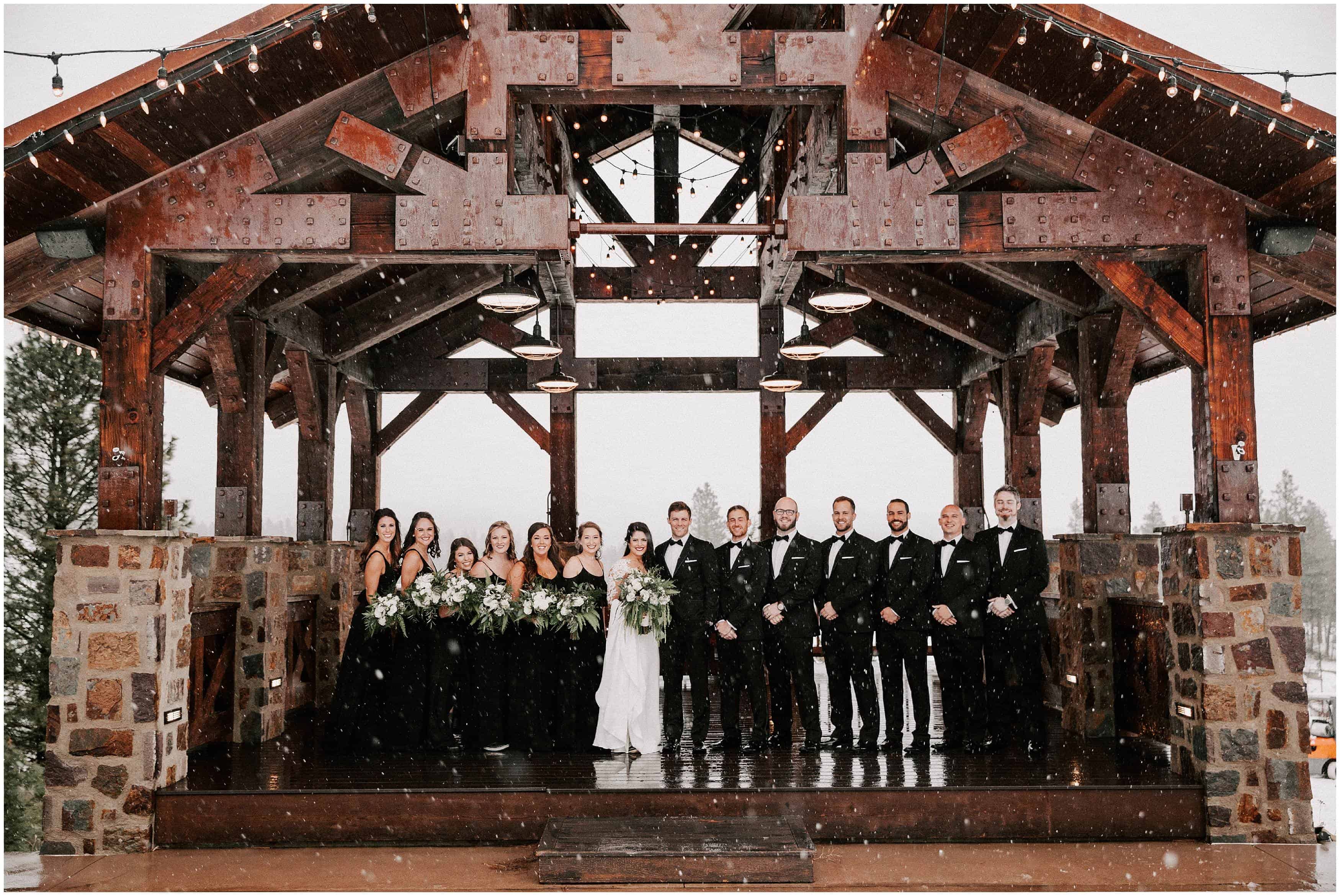 Swiftwater Cellars wedding photos in winter by Kyle Goldie of Luma Weddings