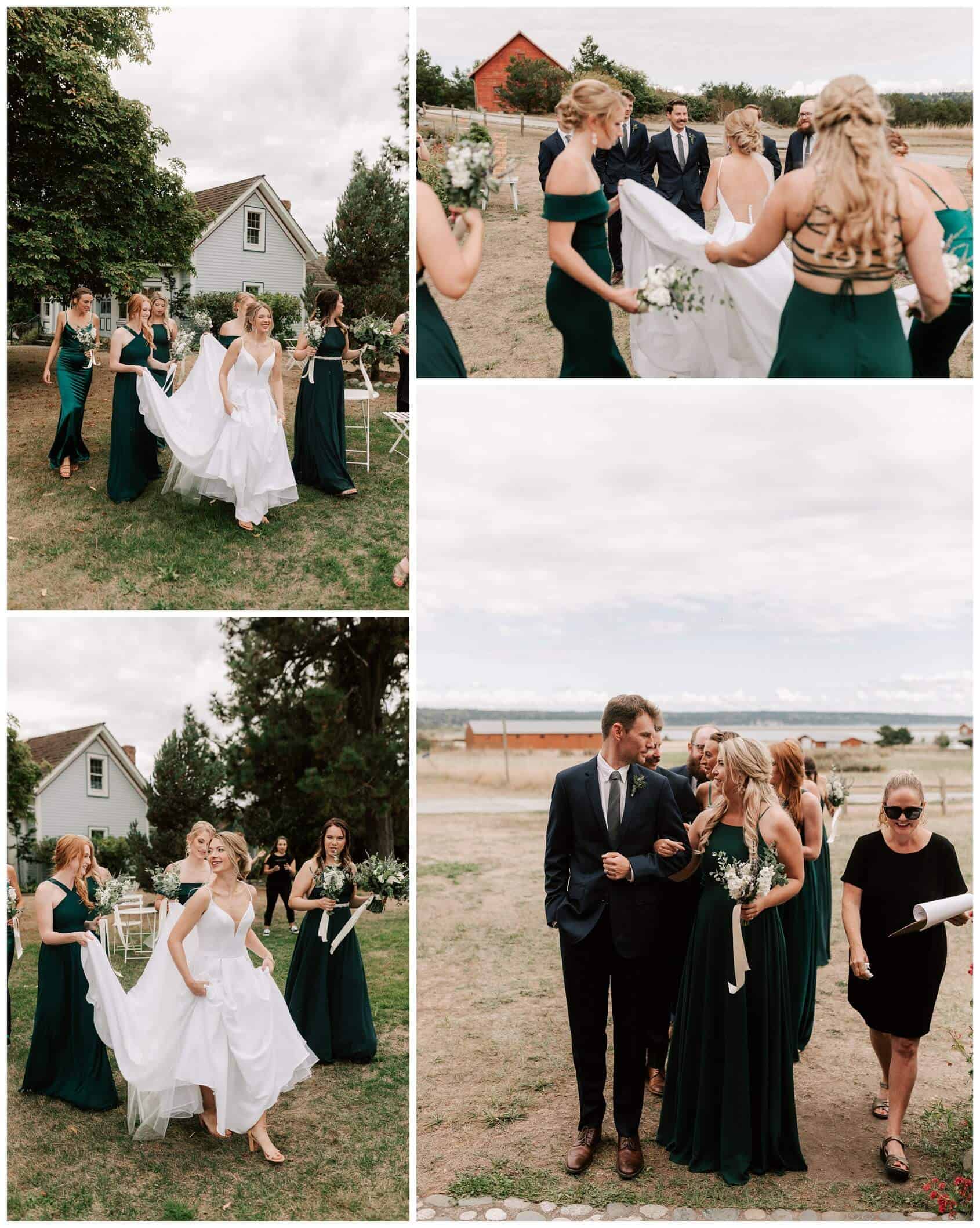 Crockett Farm wedding photos on Whidbey Island - by Luma Weddings