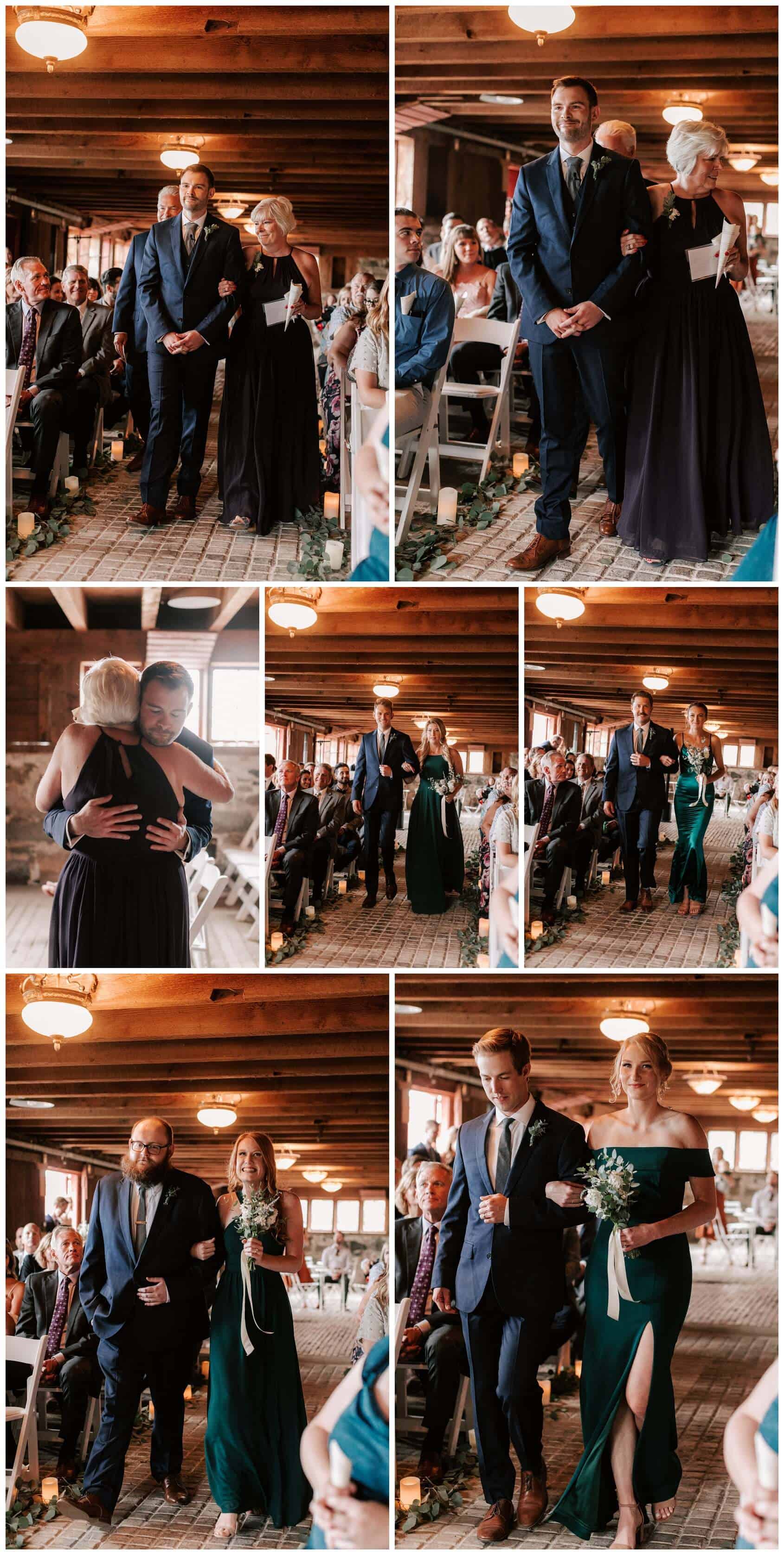 Crockett Farm wedding ceremony photos by Luma Weddings