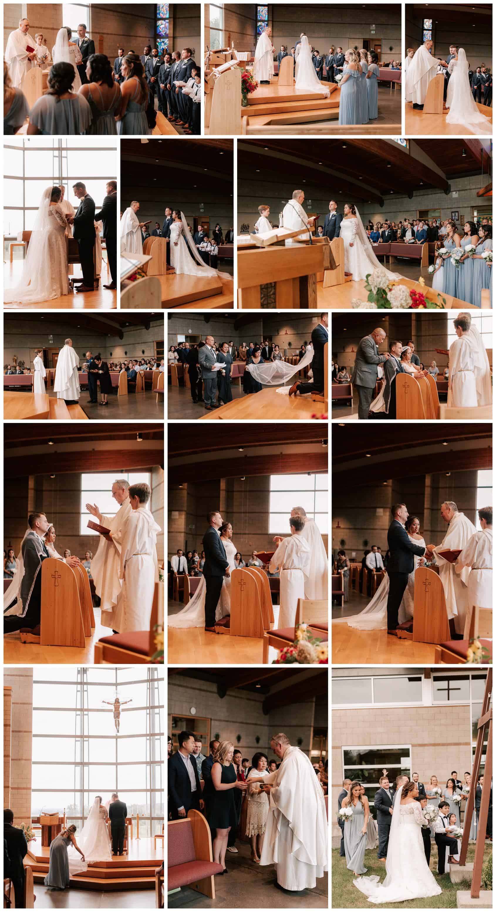 Holy Innocents church wedding photos by Luma Weddings