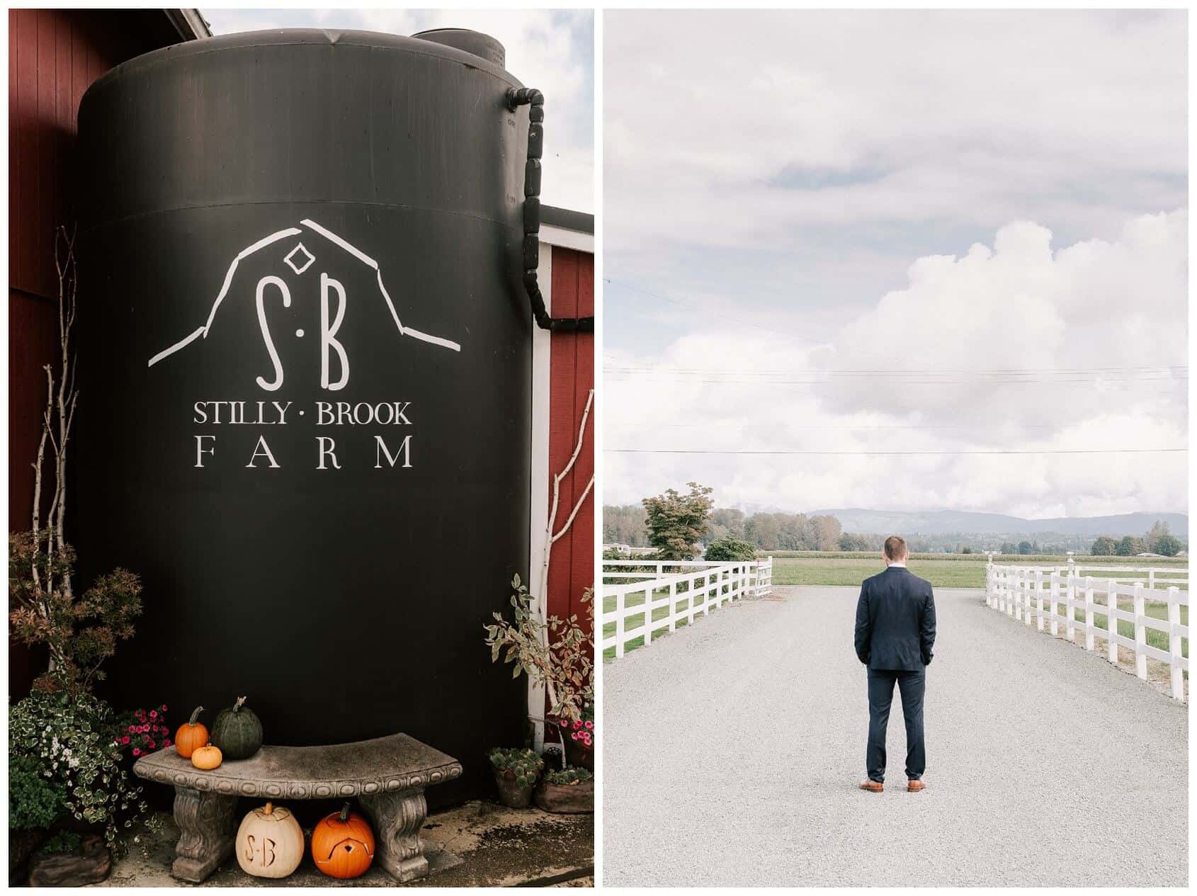 Wedding photos at the Stilly Brook Farm wedding venue