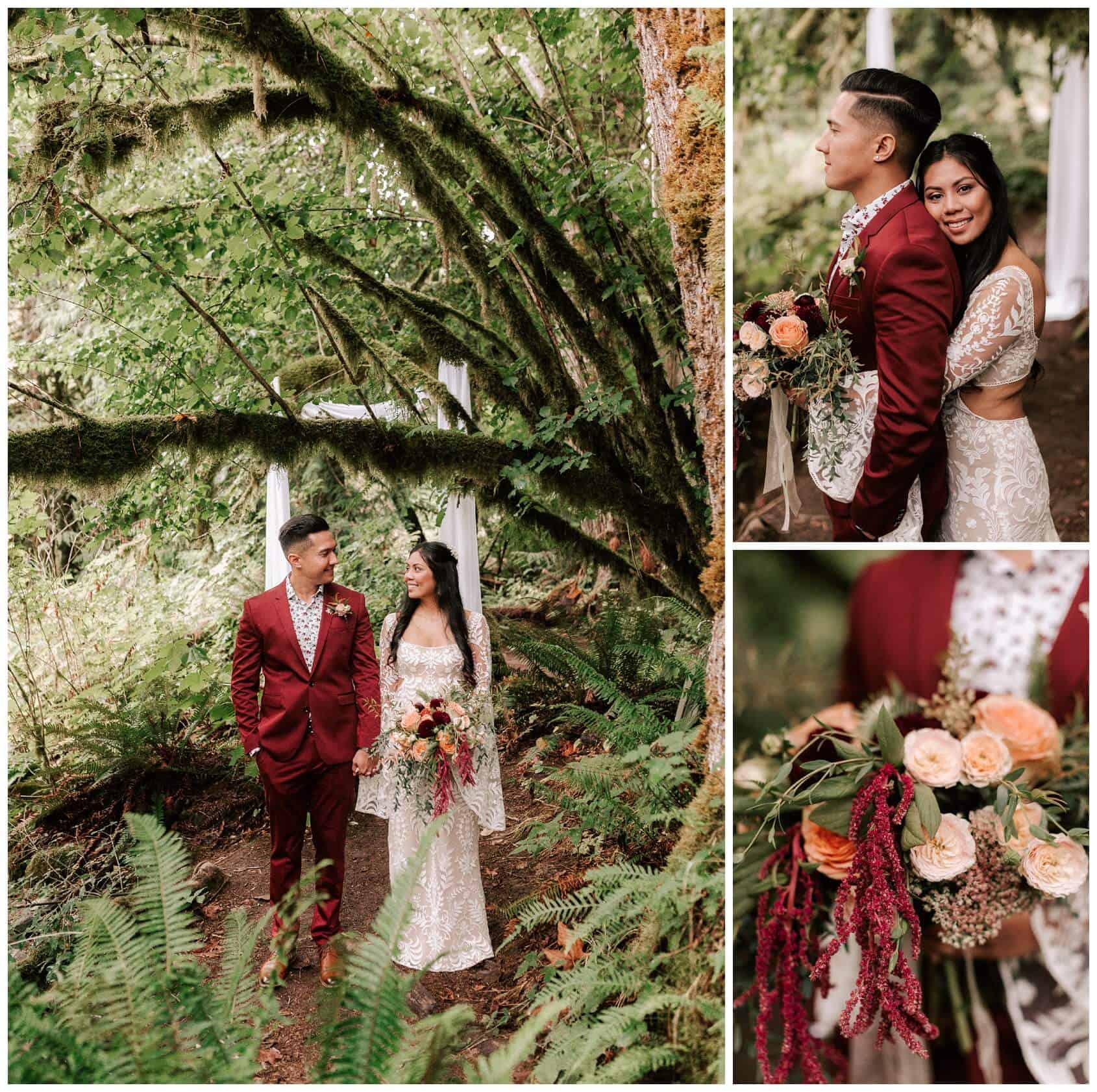 Seattle elopement photographer Luma Weddings