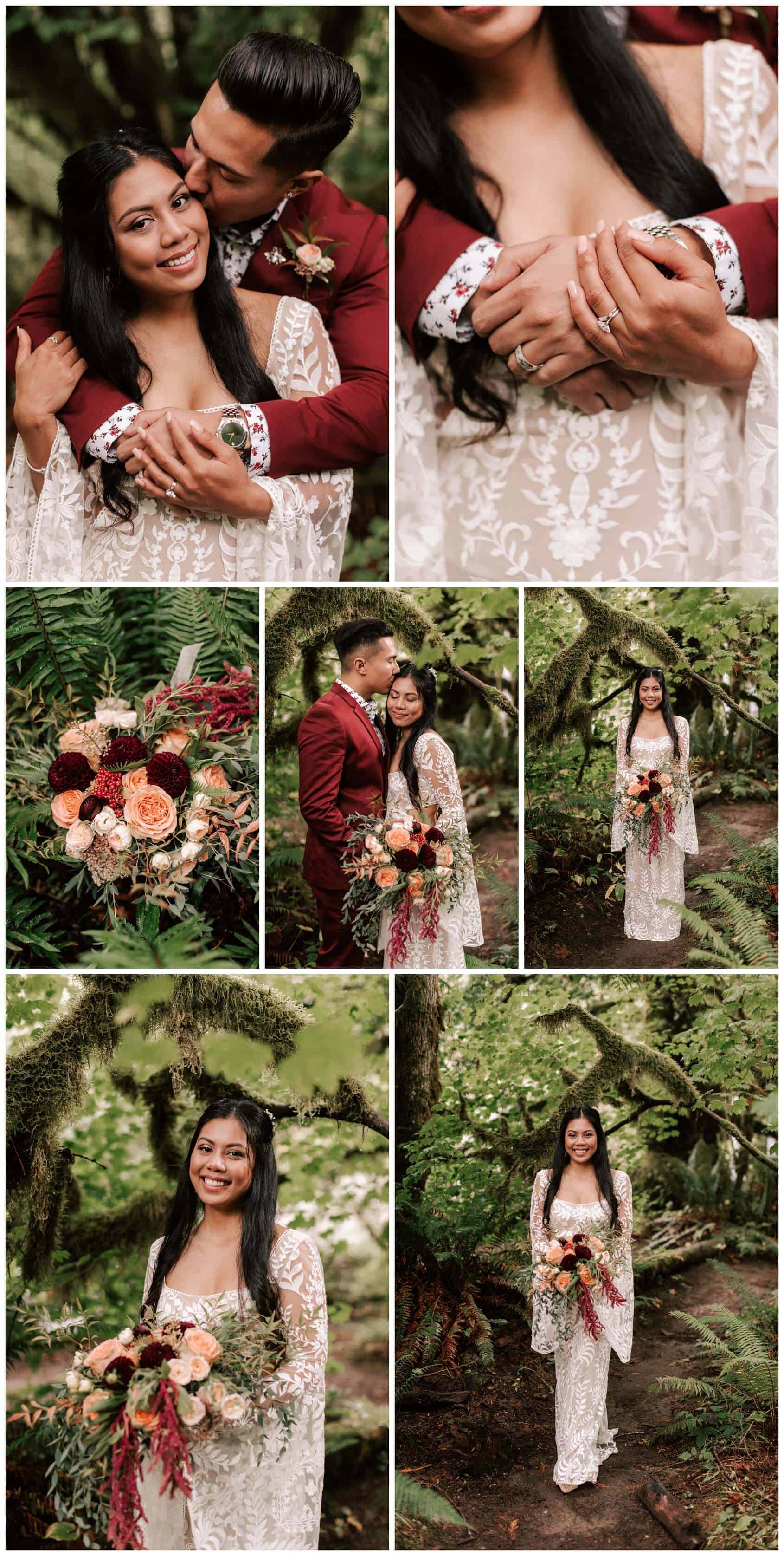 Seattle elopement photographer Luma Weddings