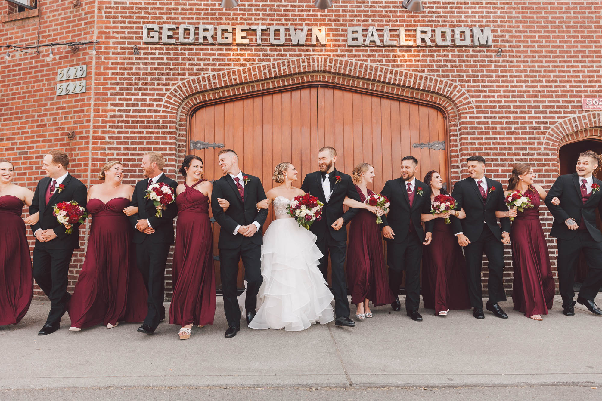Georgetown Ballroom brick wedding venue in Seattle, Washington by Luma Weddings