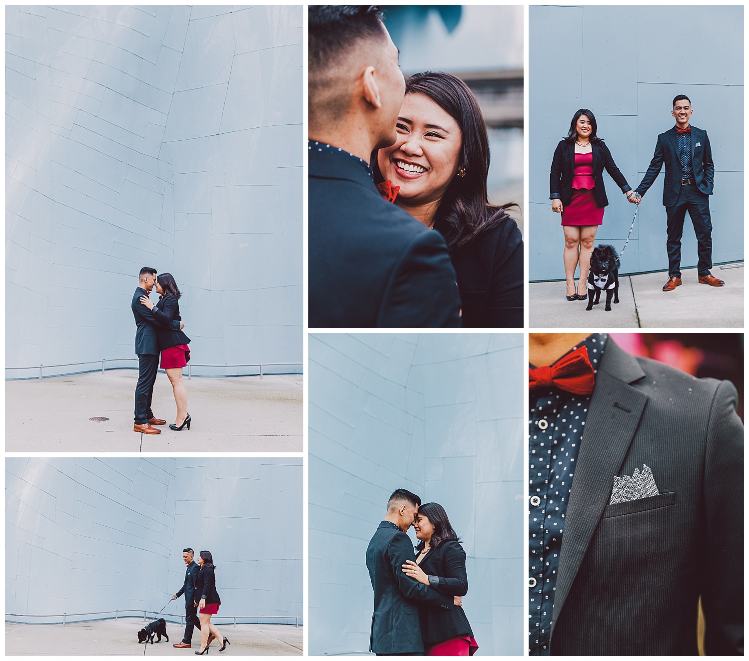 EMP Engagement session in Seattle by Luma Weddings