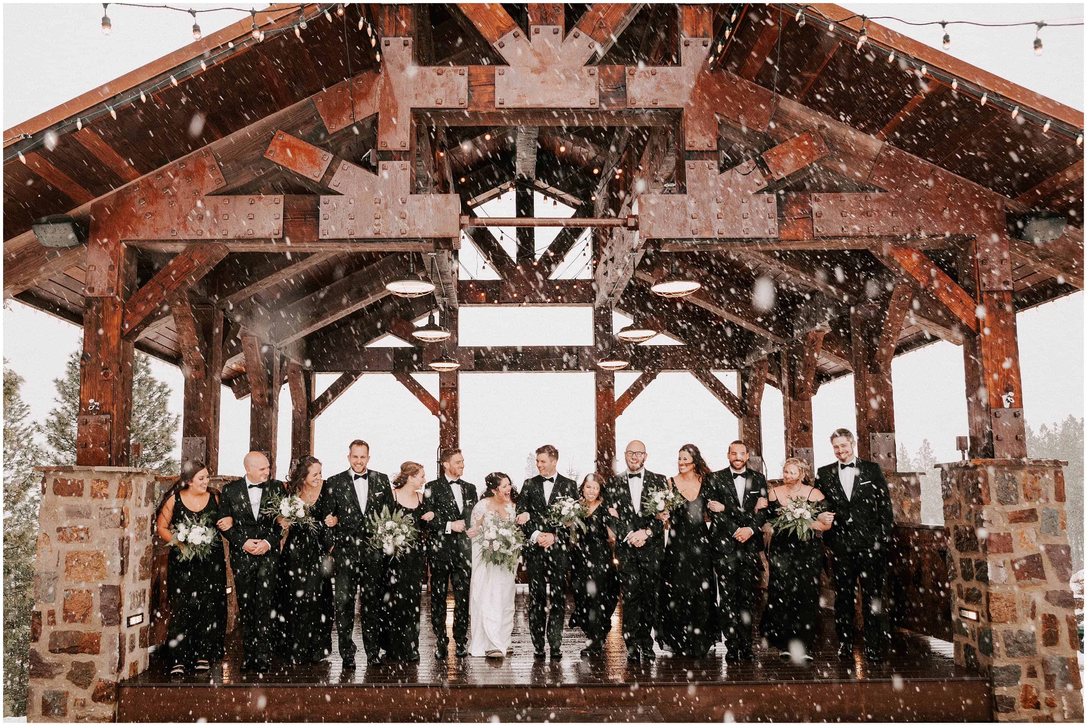Swiftwater Cellars wedding photos in winter by Kyle Goldie of Luma Weddings