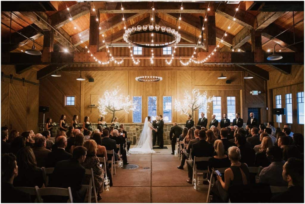 Gorgeous Swiftwater Cellars Wedding Photos in Winter | Luma Weddings