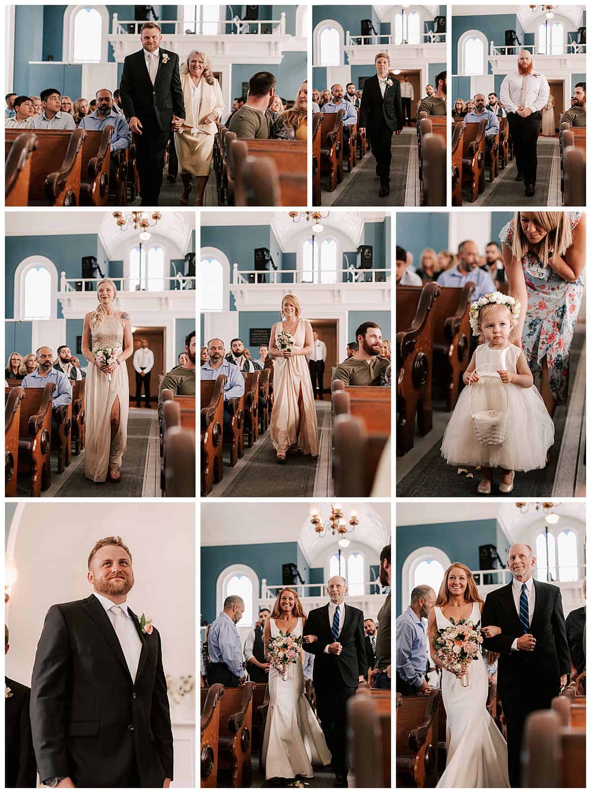 Port Gamble wedding photos at St Paul's church by Luma Weddings