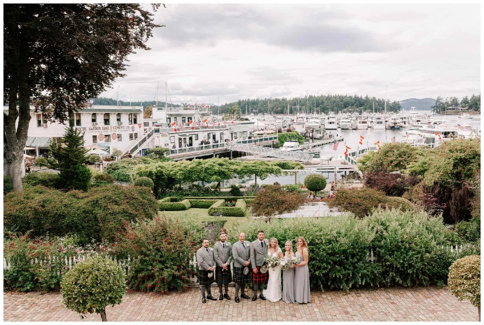 Waterfront wedding photos on San Juan Island by Luma Weddings